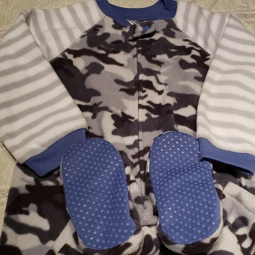Toddler 1-piece Footie Pajamas Sleeper 2T